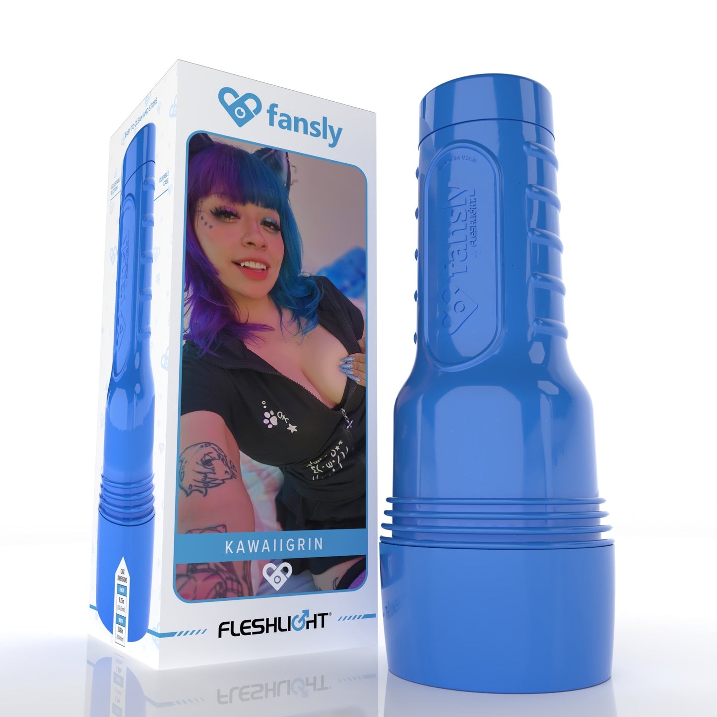 Kawaii Grin Fansly Fleshlight: Fox Girl Fleshy Exclusive Fansly Lady With Case Fleshlight
